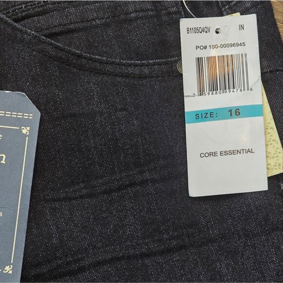 DEmocracy Dark Indigo "Ab"solution® Booty Lift Jegging Jeans Plus Size 16 New! - Picture 12 of 15